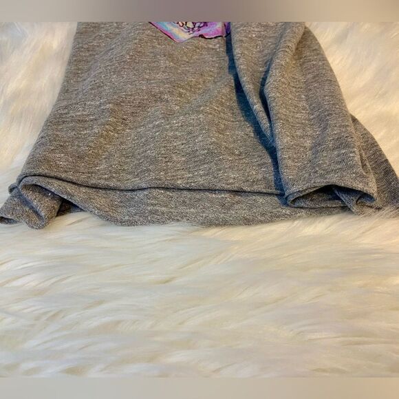 NWT Chaser Flower Skull Grey Racerback Tank - Picture 7 of 10